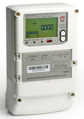 3 PLC LORA Module Iec de Smart Amr Electric Meter With GPRS de phase 62052 11