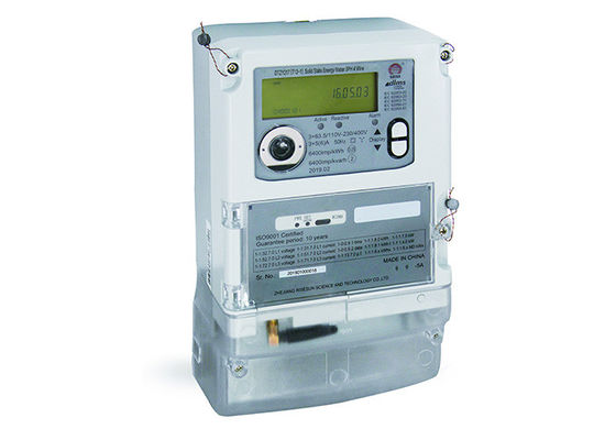 mètre intelligent de 3×220 380V pour l'approvisionnement de 3 phases avec la communication selon DL T645 2007